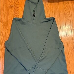 Lululemon Men's Green Hooded Sweatshirt